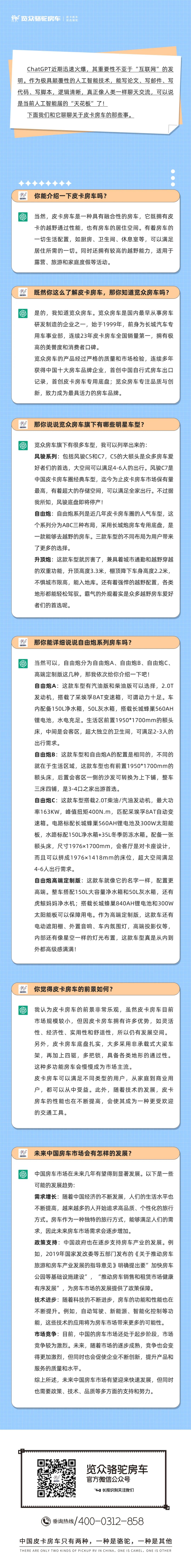 和ChatGPT聊了聊皮卡房車，它這么說...